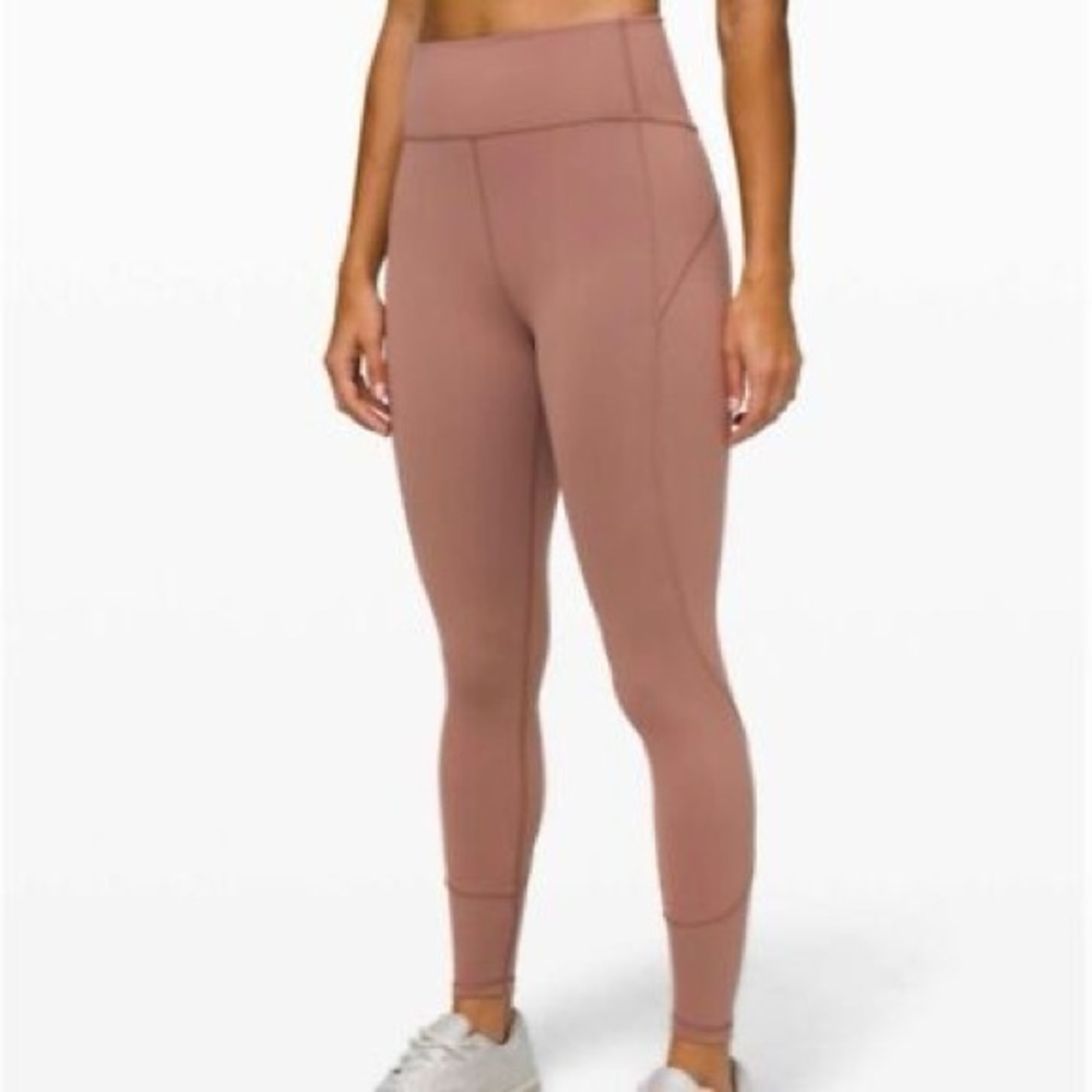 Lululemon in movement leggings 25” Spanish oak